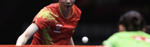 9体育-国乒TOP4再次包揽女单四强 这次是在世界杯的赛场